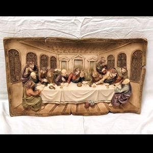 Beautiful carved 3D wall hanging - the last supper